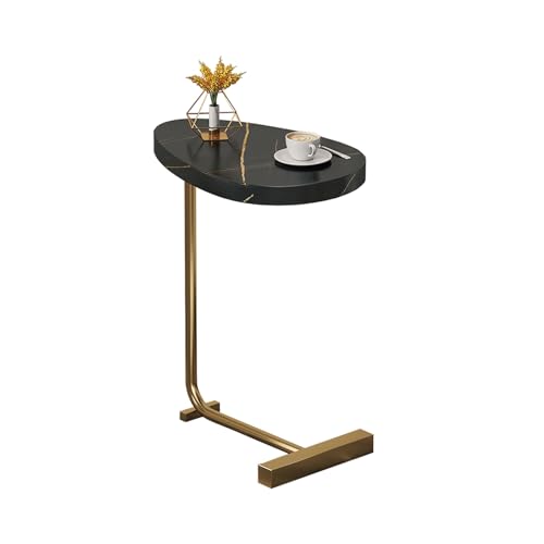Mesa auxiliar de sofá resistente y bandeja de café para sala de estar y dormitorio, mesa auxiliar versátil perfecta para sofás y camas (color: B)
