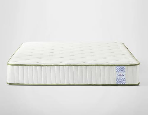 Image of Springtek Supernova Premium Hybrid Latex Mattress King Size 84x72 | Medium Firm 8 Inches 100% Natural GOLS Certified Pincore Dunlop Latex Mattresses | 3 Layer HD Foam Orthopedic Bed Gadda|84x72 Inch