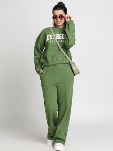 Image of Li'l Tomatoes Girls Fleece Tracksuit Set| Winter Hooded Full Zip Sweatshirt with Track Pants| Warm Casual Co-Ord Set| 7-16 Years