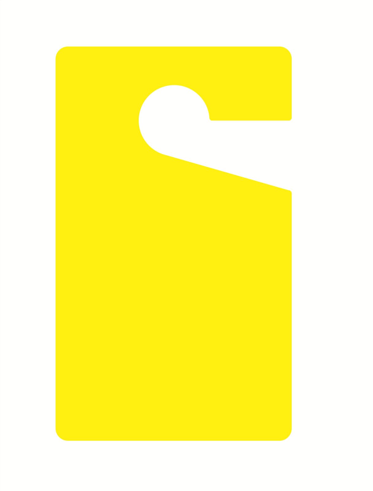 Blank Yellow Parking Permit Hang Tag,20pcs 3x5inch Blank Plastic Parking Permit Hang Tag for Car Rear View Mirror