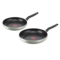 Lagostina Matcha, Set di 2 Padelle 24 e 28 cm con rivestimento in Titanio Antiaderente per Tutti i Piani Cottura, Tecnologia Thermo-Signal, Cottura Uniforme, Senza PFOA, Piombo e Cadmio