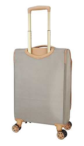 Image of Dockers Seahorse Softside Expandable 8-Wheel Spinner Travel Carry On Luggage, 20-Inch, New British Khaki