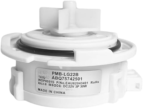 ABQ75742501 Dishwasher Drain Pump Motor,OEM Replacement Parts Compatible with Kenmore and LG Dishwasher,Replaces ABQ75742505，EAU62043401，EAP12742537, EAU60710801, EAU62043401, EAU62043403, PS12742537