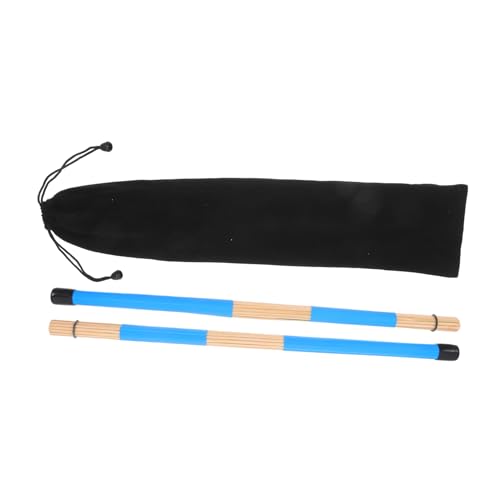 1par de Baquetas Profesionales de Madera para Jazz y Música Folk, con Diseño Cómodo y Estuche miniatura 1