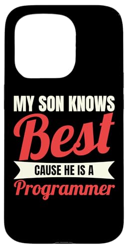 Programmer Son for a Developer Mom and a Coder Dad of a Dad �X�}�z�P�[�X iPhone 15 Pro �p
