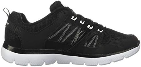 Skechers Women's Summits-New World Sneaker, Black/White, 8.5 M US | Image 5