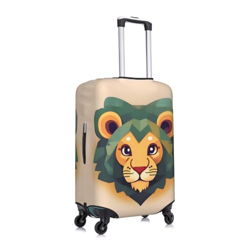 Luggage Suitcase Cover Protector, Printed Cartoon lion Luggage Covers for Suitcase, Baggage Covers Fits 18-32 Inch Luggage3