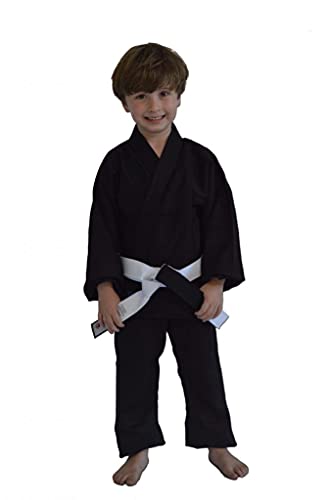 Torah Iniciante, Kimono Meninas e Meninos, Preto (Black), M0
