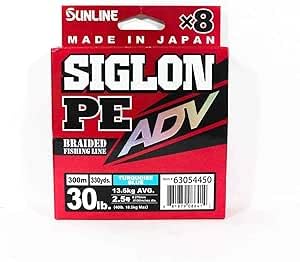 Tresse Sunline Siglon Advance X8 PE 3 éviter casses de ligne 35LB 150m