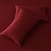 SONORO KATE Bed Sheet Set Super Soft Microfiber 1800 Thread Count Luxury Egyptian Sheets 16-Inch Deep Pocket，Wrinkle and Hypoallergenic-4 Piece (Burgundy, Queen)