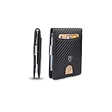 Money Clip Wallet 'HOUSTON' Mens Wallet RFID Blocking Credit Card Holder | Travel Wallet -...