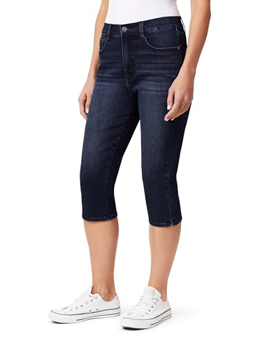 WallFlower Fearless Curvy 17.5" Jean Capris for Women Super High-Rise Insta Vintage Denim - Juniors Jeans - Evan, 3