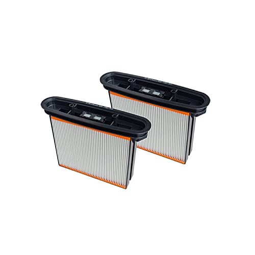 Starmix Folded Filter Cartridge (FKP 4800 M Advanced, Ideal for vacuuming Damp dust and Liquids, Vacuum Cleaner Bags) 459257