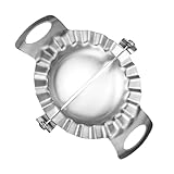 DECORNIJIA Teigpresse aus Edelstahl Große Teigtaschenform mit Gekräuseltem Rand Küchenwerkzeug für Ravioli Empanadas Kleiner Törtchen Leicht zu Reinigen für Pasta Teiggerichte