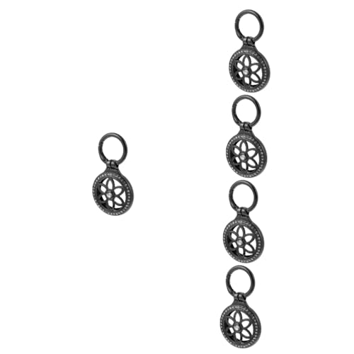 Porte-clés étui de protection antichoc en métal pour traceur connecté - Lot de 5 pièces