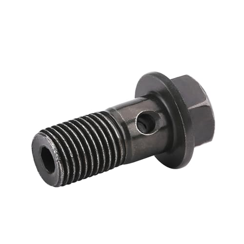 Watris Veiyi 5 Stück M10x1,25mm Bremse Bolzen, Motorrad Bremsschrauben, mit 10 Unterlegscheiben, für Motorräder Hauptbremszylinder