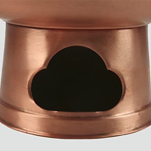 Olla de Fondue de Cobre 40 cm Estilo Chino miniatura 3
