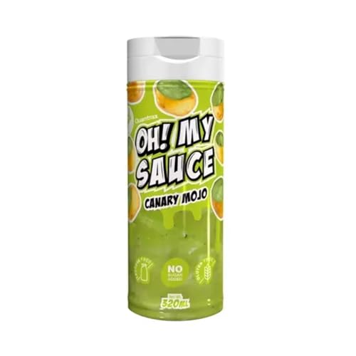 Quamtrax Nutrition - Oh! My Sauce - 320 ml - Canary Mojo - Sabor intenso, 100% natural y sin conservantes