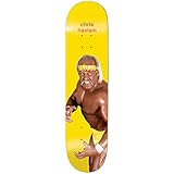 Enjoi Haslam Skateboard-Deck, rund, 21,6 cm, Gelb