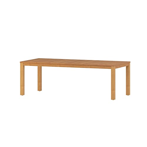 Amazonia Edinburgh 9-Piece Outdoor Rectangular Dining Table Set | Eucalyptus Wood | Ideal For Patio And Indoors #TOP4