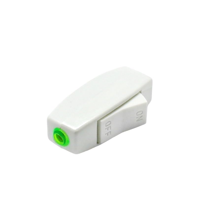 CZKE FL3-KCD5-001W 1 Pcs Most Popular Lighting Accessories White/Black Bed Light Cord Control ON/Off Switch(White) image 3