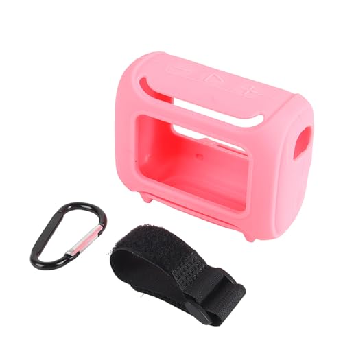 For JBL GO5 �X�s�[�J�[�p ���n �v���e�N�g�P�[�X �\�t�g�ی�X���[�u �|�[�^�u��Bluetooth�X�s�[�J�[�V���R���P�[�X �y�� �h�o �L�Y�h�~ �Ռ��z�� �g�ѕ֗� �X�s�[�J�[�A�N�Z�T���[ (�s���N) [���s�A���i]
