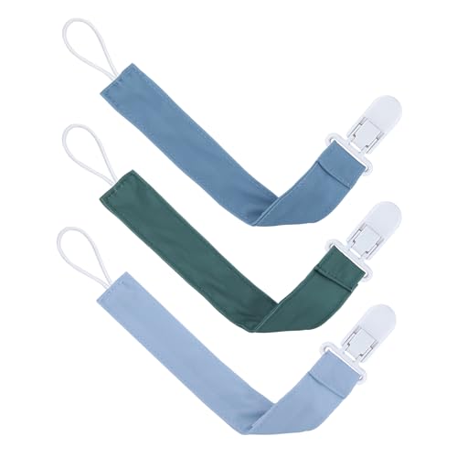 Image of ALVABABY Baby Pacifier Clips Paci Universal Holder Leash Pacifier Clip Binky Holder for Teether Soothie 8 Pack 8DP06A