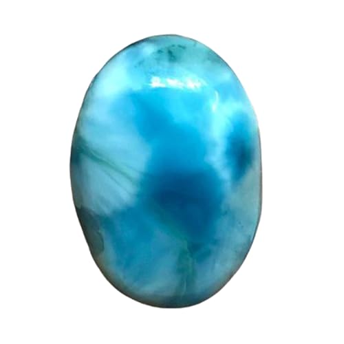 Larimar de qualité gemme cabochon ovale pour bague et pendentif d'exception