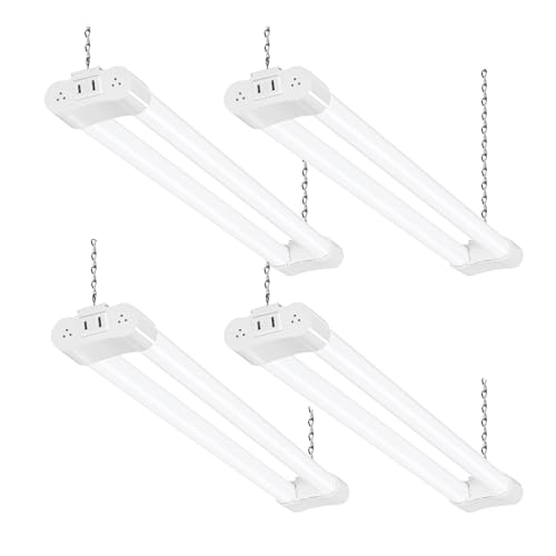 hykolity LED Shop Light 2FT 22W [200W Equivalent] 2400LM 4 Pack