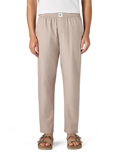 Image of XYXX Ultra-Breathable Solid Cotton Chambray Pyjamas For Men