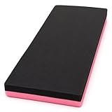 Joyfolk 54 x 16 x 2 Inch Customizable Polyethylene Foam Inserts for Gun Box Cases, Polyurethane Foam Sheet, Black Red Thick Padding for Toolbox Storage Organization Crafts