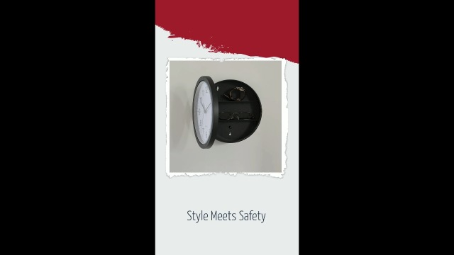 Reloj de pared Clockswise con almacenamiento oculto 10in miniatura 7