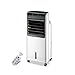 XIAOYAN Ventola di raffreddamento Domestica, ventilatore mobile a pavimento con telecomando e display a LED - 110W (Color : White)