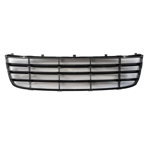 Grille de ventilation centrale noire chromée pour pare-chocs Jetta MK5 2005-2009