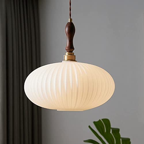 Lámpara de madera retro contra luz deslumbrante en dormitorios 1
