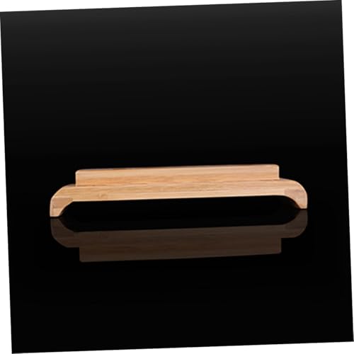 Plato japonés de sushi pequeño de madera OUNONA miniatura 4