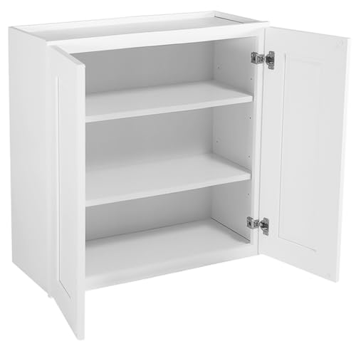 Image of Design House Brookings Kitchen Wall Cabinet, 24 inch, White