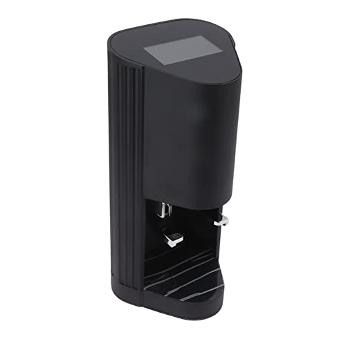Elektrisk Kaffemaskin, Elektrisk Bönpulver Plattpress EU-kontakt 100‑240V Automatisk Induktion Säker för Kommersiella Platser (Svart)