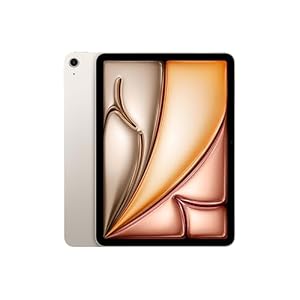 Apple iPad Air 11‑inch (M4): Liquid Retina-display, 128 GB, 12‑MP camera aan de voor- en achterkant, wifi 7 met Apple N1, Touch ID, batterij voor een hele dag – Sterrenlicht