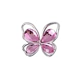 FackLOxc Diamantes de imitación de mariposa 3D Art para decoración artística