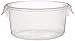Rubbermaid Commercial Lid (Lid Only) for Round Food Storage Container, Fits 8 Qt. Containers, Red (1980260)