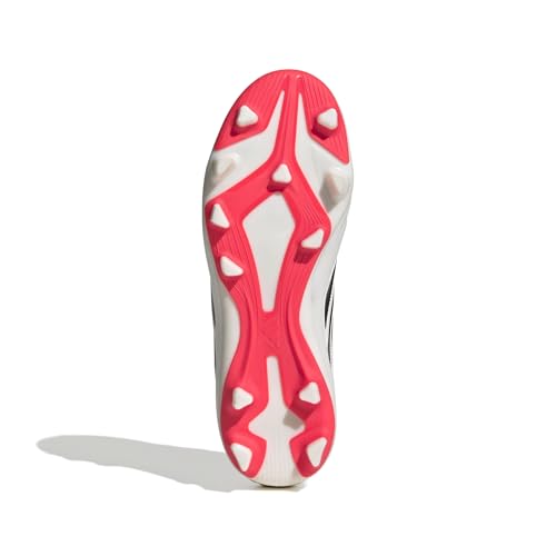 adidas Unisex Kinder COPA Pure IV Club Firm Ground/Multi Ground Football Boots Kids, Zero met./core Black/Lucid red, 36 EU