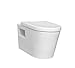 Nameeks Vitra 5139-003-0075-638845330923 Matrix Collection Commercial Wall Hung Toilet, White