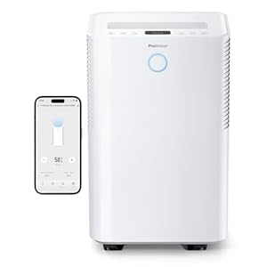 Pro Breeze OmniDry Deshumidificador 20L/Día, Depósito 4L, WiFi, Secado de Ropa, Sensor de Humedad, Temporizador 24H, Modo Nocturno, Ideal para Humedad, Moho y Condensación