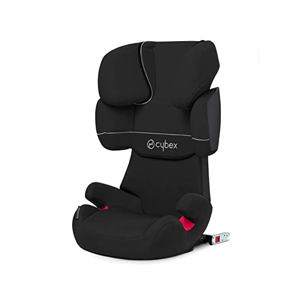 Cybex Silver Solution X-fix, Autositz Gruppe 2/3 (15-36 kg), Mit Isofix, 1 Stück (1er Pack), Pure Black