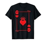 Este diseño de pareja de King & Queen of Hearts a juego es una gran idea de disfraz de Halloween o regalo del día de San Valentín para tu novio o novia o regalo de aniversario para tu marido o esposa.