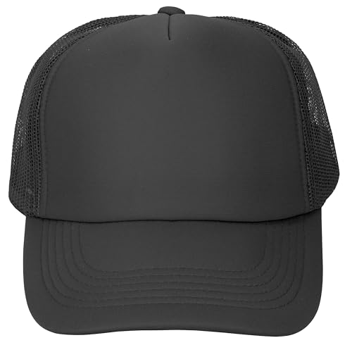 Image of Gelante 12 Pcs Sublimation Blank Trucker Hats - 5 Panel Mesh Snapback Baseball Cap Bulk