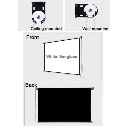 Pantalla Manual de Proyector 72" 16:9 miniatura 6