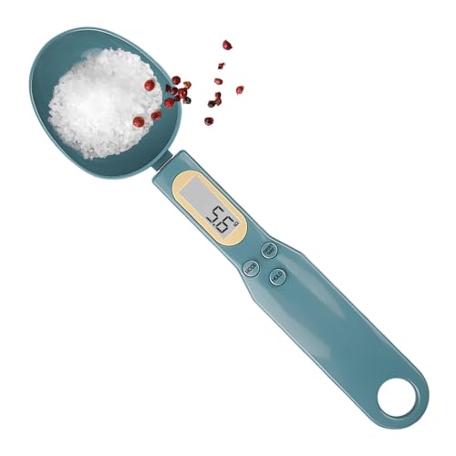Bilancia digitale per alimenti – Bilancia elettronica per alimenti 500 g 0,1 g con schermo LCD a cucchiaio rimovibile | Per cucinare Cottura al forno Misurazione degli ingredienti Cucina Controllo di