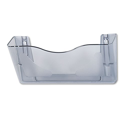 Deflecto 63102 Docupocket landscape orientation wall file pocket, 14-3/4wx4dx7h, smoke